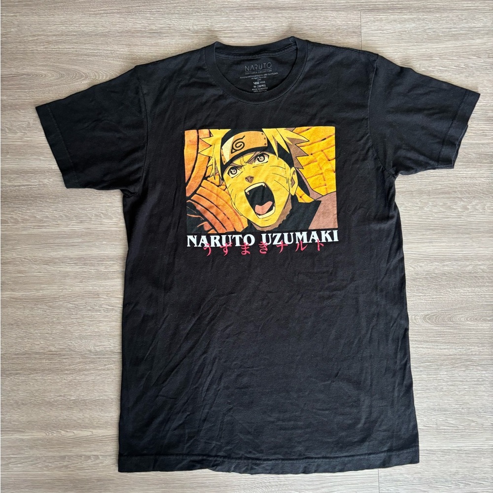 Naruto Uzumaki Black T-Shirt